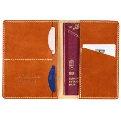 FJÄLLRÄVEN LEATHER PASSPORT COVER - Wertsachenaufbewahrung -Primus Verkäufe 284076001 b leather passport cover fjaellraeven