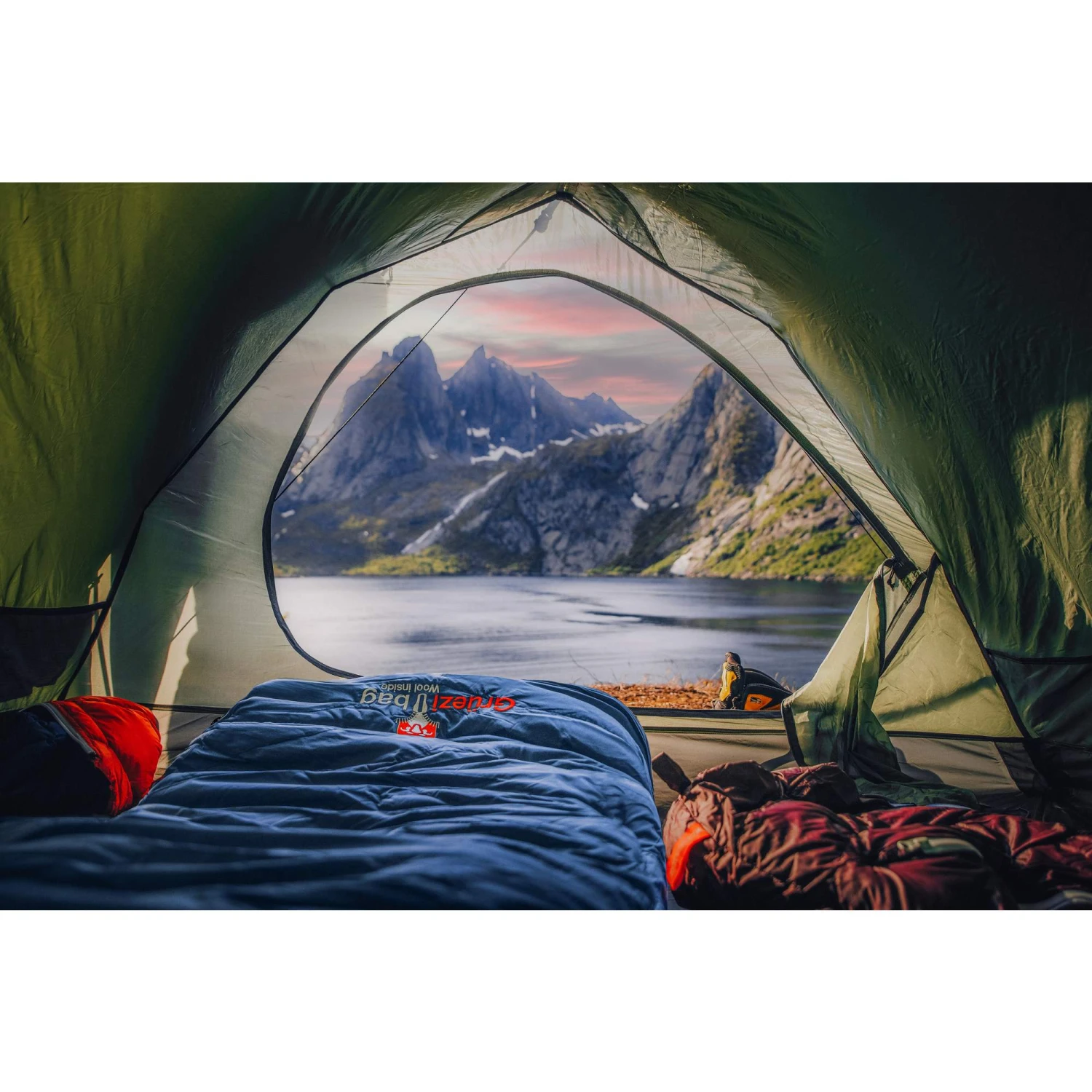 Grüezi Bag BIOPOD DOWNWOOL HYBRID COTTON COMFORT - Deckenschlafsack – Bild 8